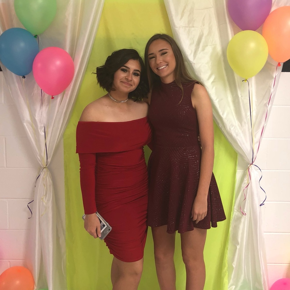 Maroon Dress
